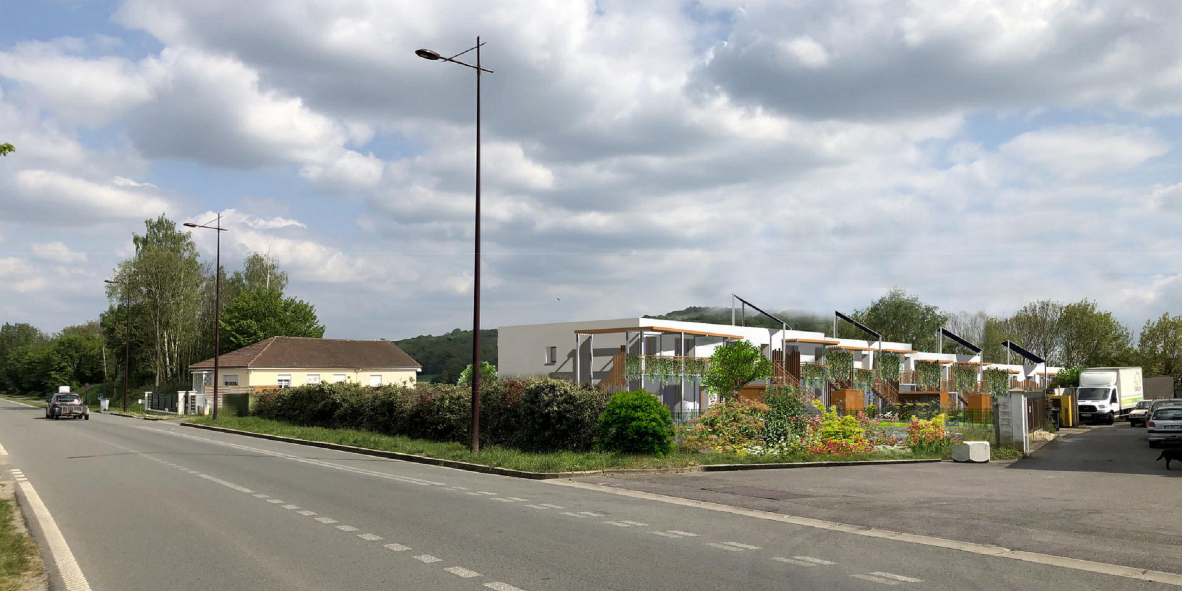 OISE HABITAT a initié, à quelques kilomètres de Beauvais, un projet de construction de 20 logements collectifs.