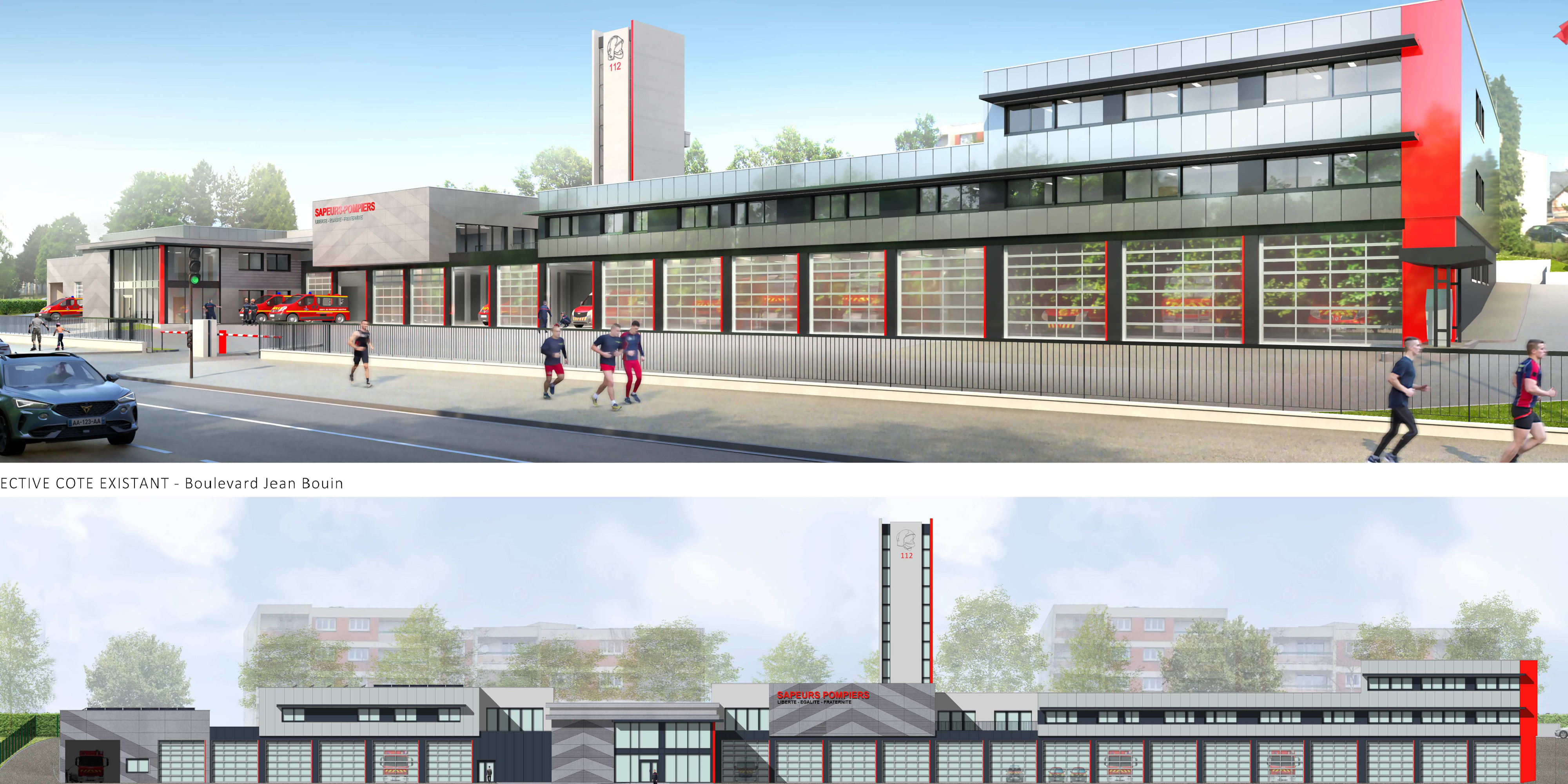 Réhabilitation-restructuration du SDIS de Saint-Quentin. Réhabilitation-restructuration du SDIS de Saint-Quentin.